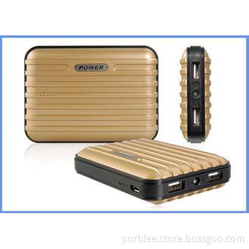Ipod Suitcase Universal USB Portable Power Bank Backup For